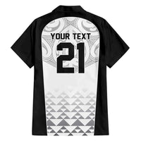 World Football 2026 New Zealand Custom Hawaiian Shirt All White Fern Maori Tribal - Polynesian Pride