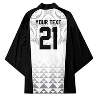 World Football 2026 New Zealand Custom Kimono All White Fern Maori Tribal - Polynesian Pride