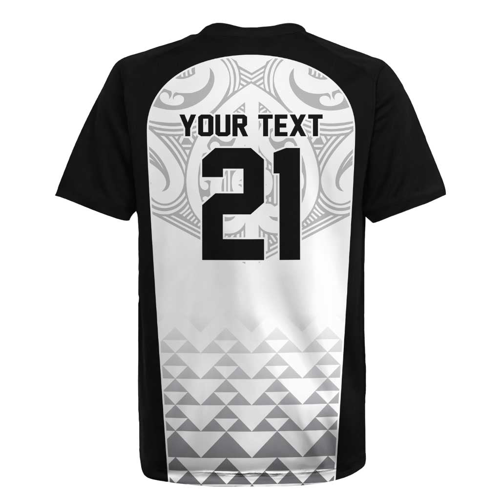 World Football 2026 New Zealand Custom Rugby Jersey All White Fern Maori Tribal - Polynesian Pride