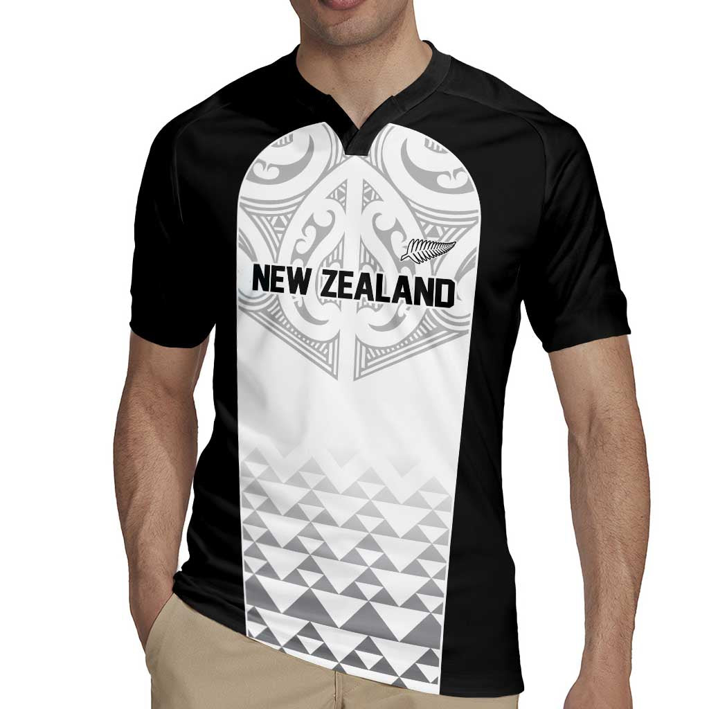 World Football 2026 New Zealand Custom Rugby Jersey All White Fern Maori Tribal - Polynesian Pride