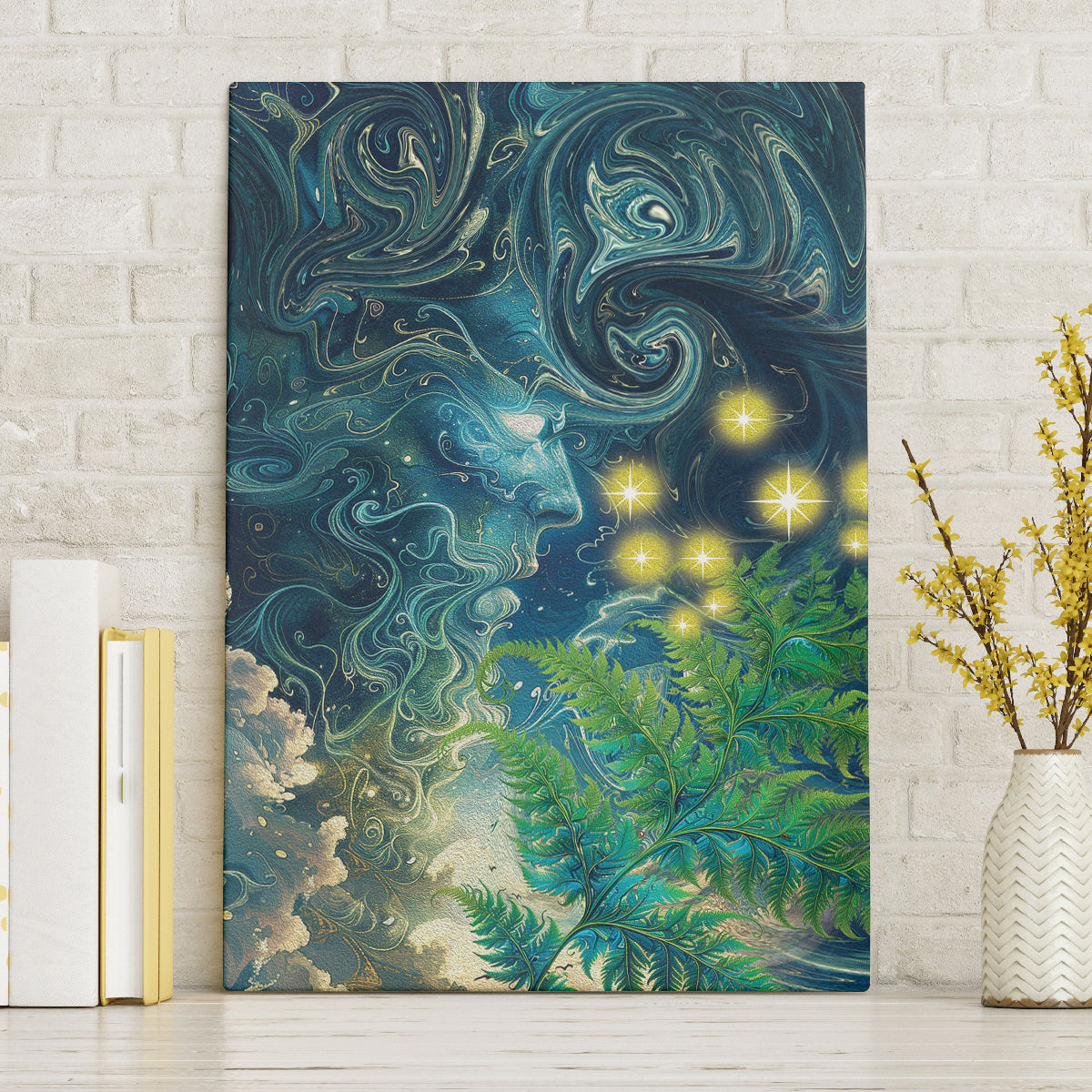 New Zealand Matariki Waipuna-a-rangi Canvas Wall Art He Roimata o Rangi