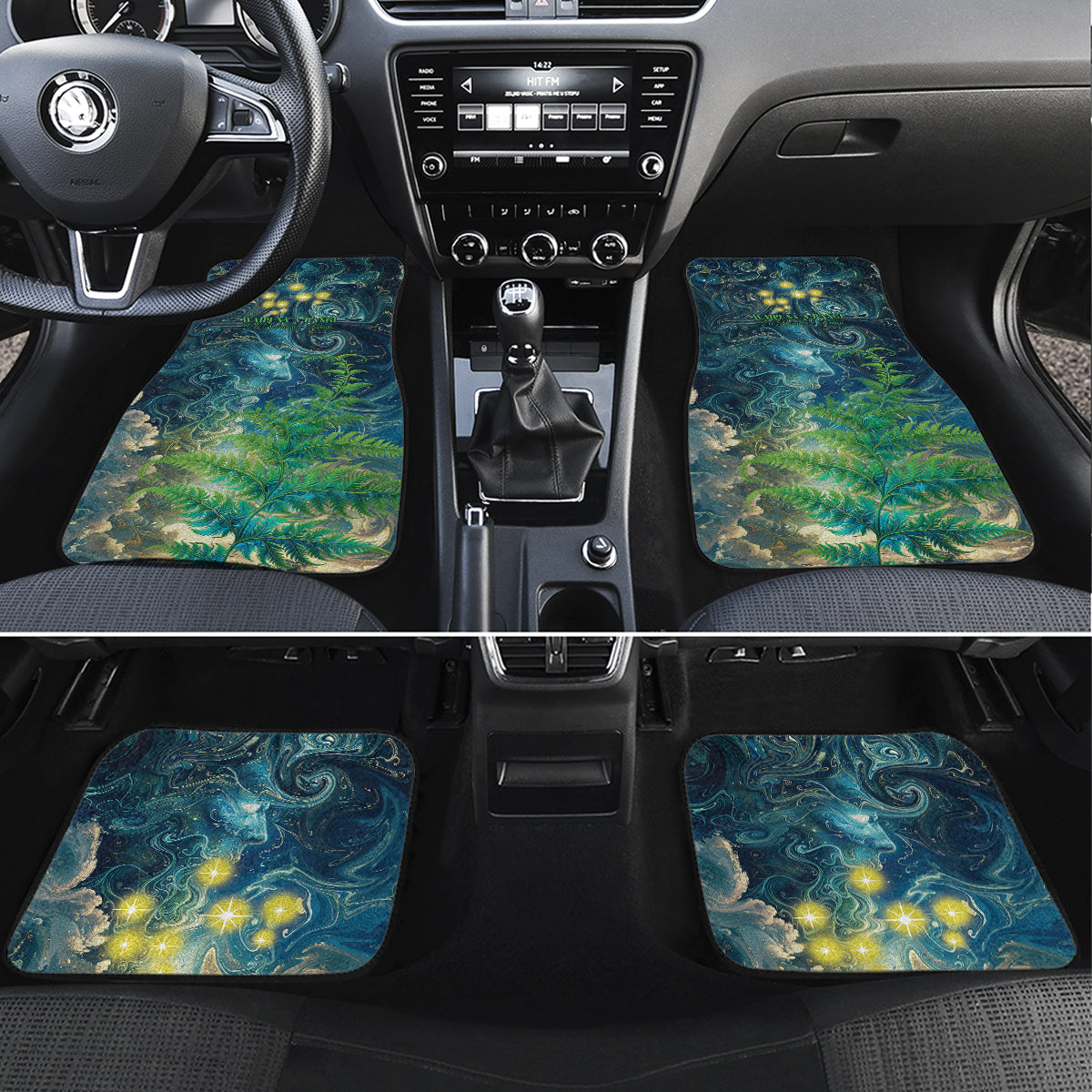 New Zealand Matariki Waipuna-a-rangi Car Mats He Roimata o Rangi