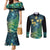 New Zealand Matariki Waipuna-a-rangi Couples Matching Mermaid Dress and Long Sleeve Button Shirt He Roimata o Rangi