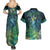 New Zealand Matariki Waipuna-a-rangi Couples Matching Summer Maxi Dress and Hawaiian Shirt He Roimata o Rangi