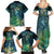 New Zealand Matariki Waipuna-a-rangi Family Matching Summer Maxi Dress and Hawaiian Shirt He Roimata o Rangi