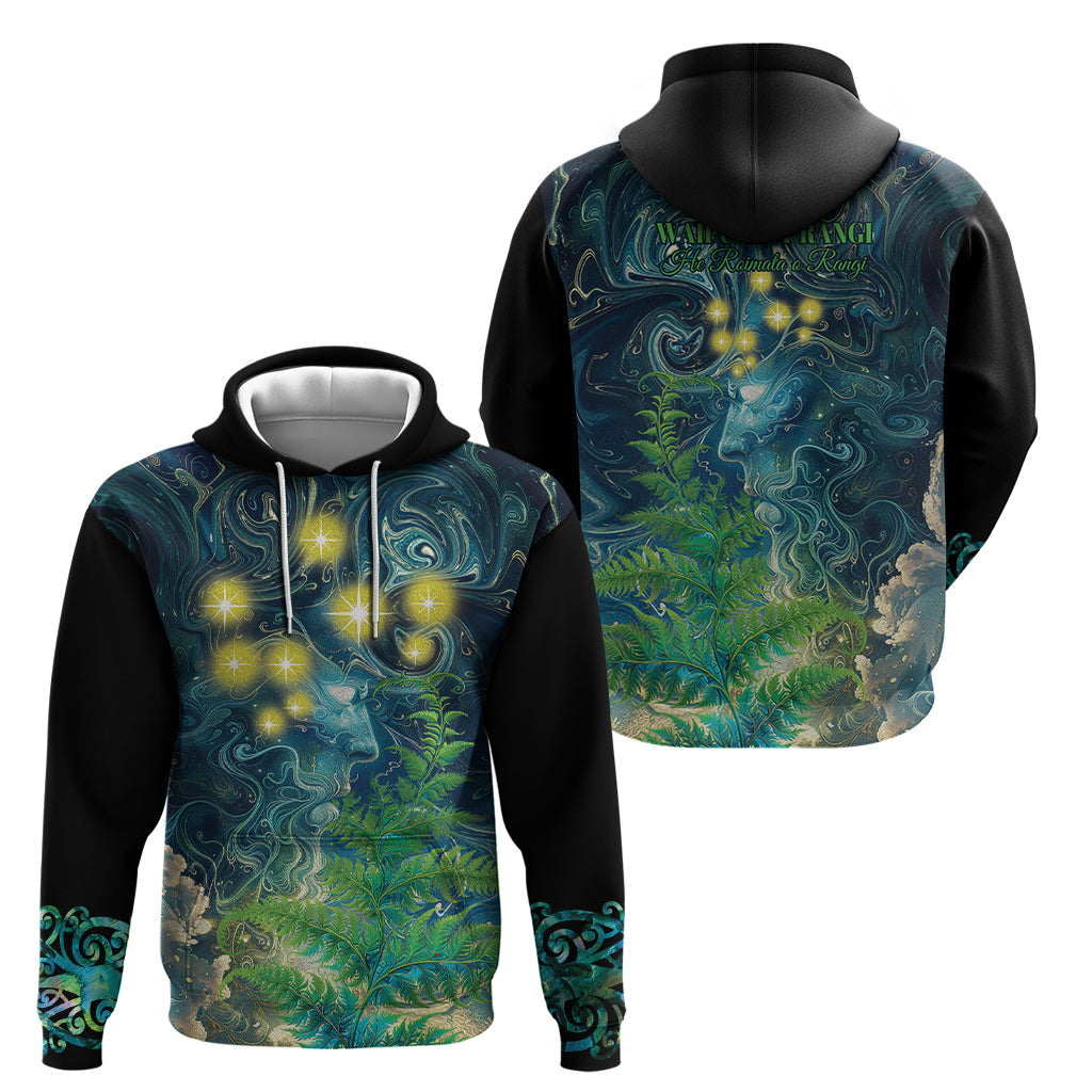 New Zealand Matariki Waipuna-a-rangi Hoodie He Roimata o Rangi