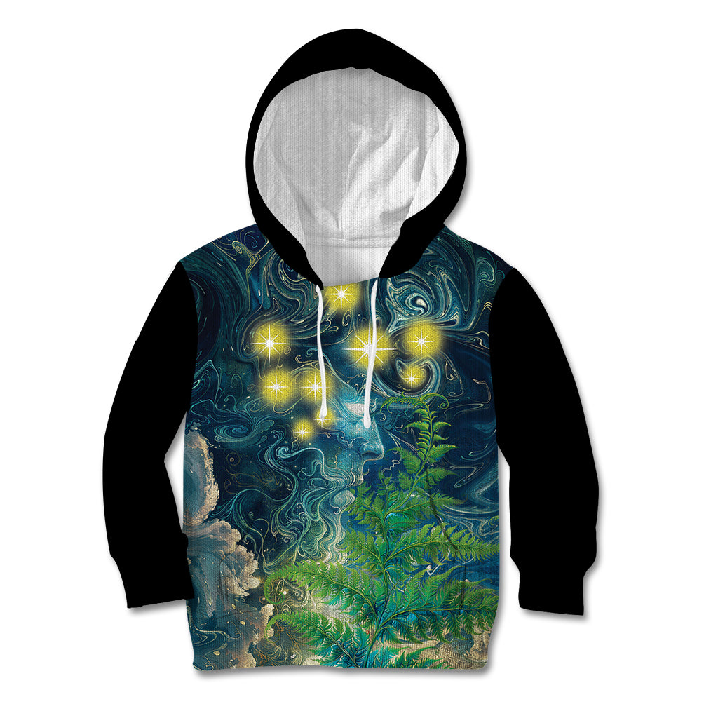 New Zealand Matariki Waipuna-a-rangi Kid Hoodie He Roimata o Rangi