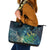 New Zealand Matariki Waipuna-a-rangi Leather Tote Bag He Roimata o Rangi