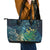 New Zealand Matariki Waipuna-a-rangi Leather Tote Bag He Roimata o Rangi