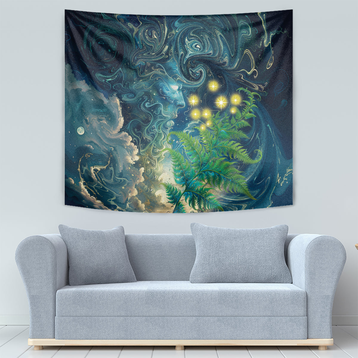 New Zealand Matariki Waipuna-a-rangi Tapestry He Roimata o Rangi