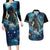 New Zealand Matariki Waita Couples Matching Long Sleeve Bodycon Dress and Hawaiian Shirt The Way Of The Water