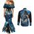 New Zealand Matariki Waita Couples Matching Mermaid Dress and Long Sleeve Button Shirt The Way Of The Water