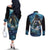 New Zealand Matariki Waita Couples Matching Off The Shoulder Long Sleeve Dress and Long Sleeve Button Shirt The Way Of The Water