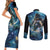 New Zealand Matariki Waita Couples Matching Short Sleeve Bodycon Dress and Long Sleeve Button Shirt The Way Of The Water