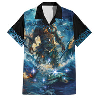 New Zealand Matariki Waita Family Matching Long Sleeve Bodycon Dress and Hawaiian Shirt The Way Of The Water