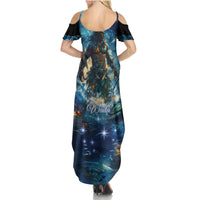 New Zealand Matariki Waita Family Matching Summer Maxi Dress and Hawaiian Shirt The Way Of The Water