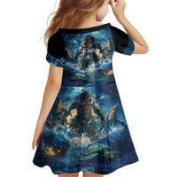 New Zealand Matariki Waita Family Matching Tank Maxi Dress and Hawaiian Shirt The Way Of The Water