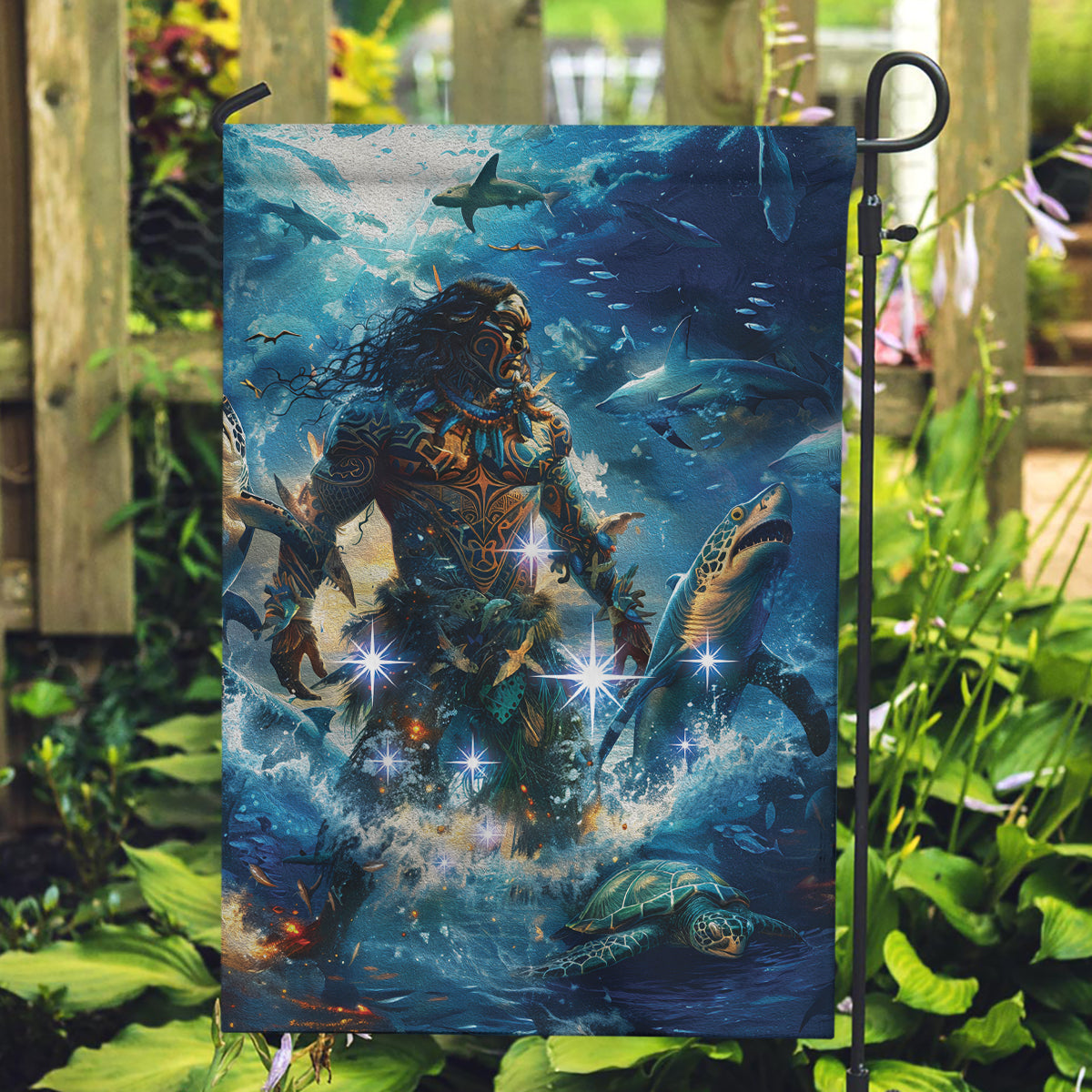 New Zealand Matariki Waita Garden Flag The Way Of The Water