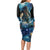 New Zealand Matariki Waita Long Sleeve Bodycon Dress The Way Of The Water