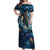 New Zealand Matariki Waita Off Shoulder Maxi Dress The Way Of The Water