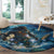 New Zealand Matariki Waita Round Carpet The Way Of The Water