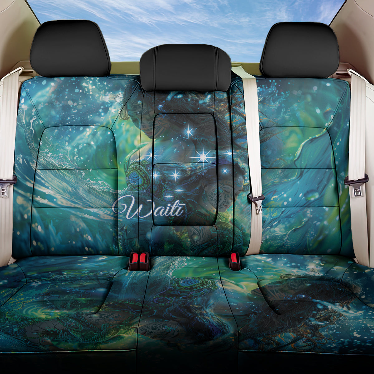 New Zealand Matariki Waiti Back Car Seat Cover The Beginnings Of Life LT9