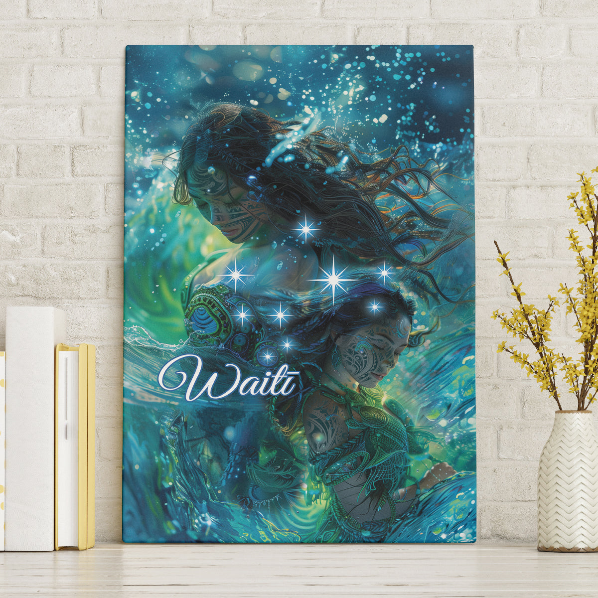 New Zealand Matariki Waiti Canvas Wall Art The Beginnings Of Life