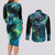 New Zealand Matariki Waiti Couples Matching Long Sleeve Bodycon Dress and Long Sleeve Button Shirt The Beginnings Of Life