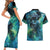 New Zealand Matariki Waiti Couples Matching Short Sleeve Bodycon Dress and Hawaiian Shirt The Beginnings Of Life