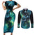 New Zealand Matariki Waiti Couples Matching Short Sleeve Bodycon Dress and Long Sleeve Button Shirt The Beginnings Of Life