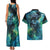 New Zealand Matariki Waiti Couples Matching Tank Maxi Dress and Hawaiian Shirt The Beginnings Of Life