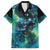 New Zealand Matariki Waiti Family Matching Off The Shoulder Long Sleeve Dress and Hawaiian Shirt The Beginnings Of Life