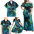 New Zealand Matariki Waiti Family Matching Off Shoulder Maxi Dress and Hawaiian Shirt The Beginnings Of Life