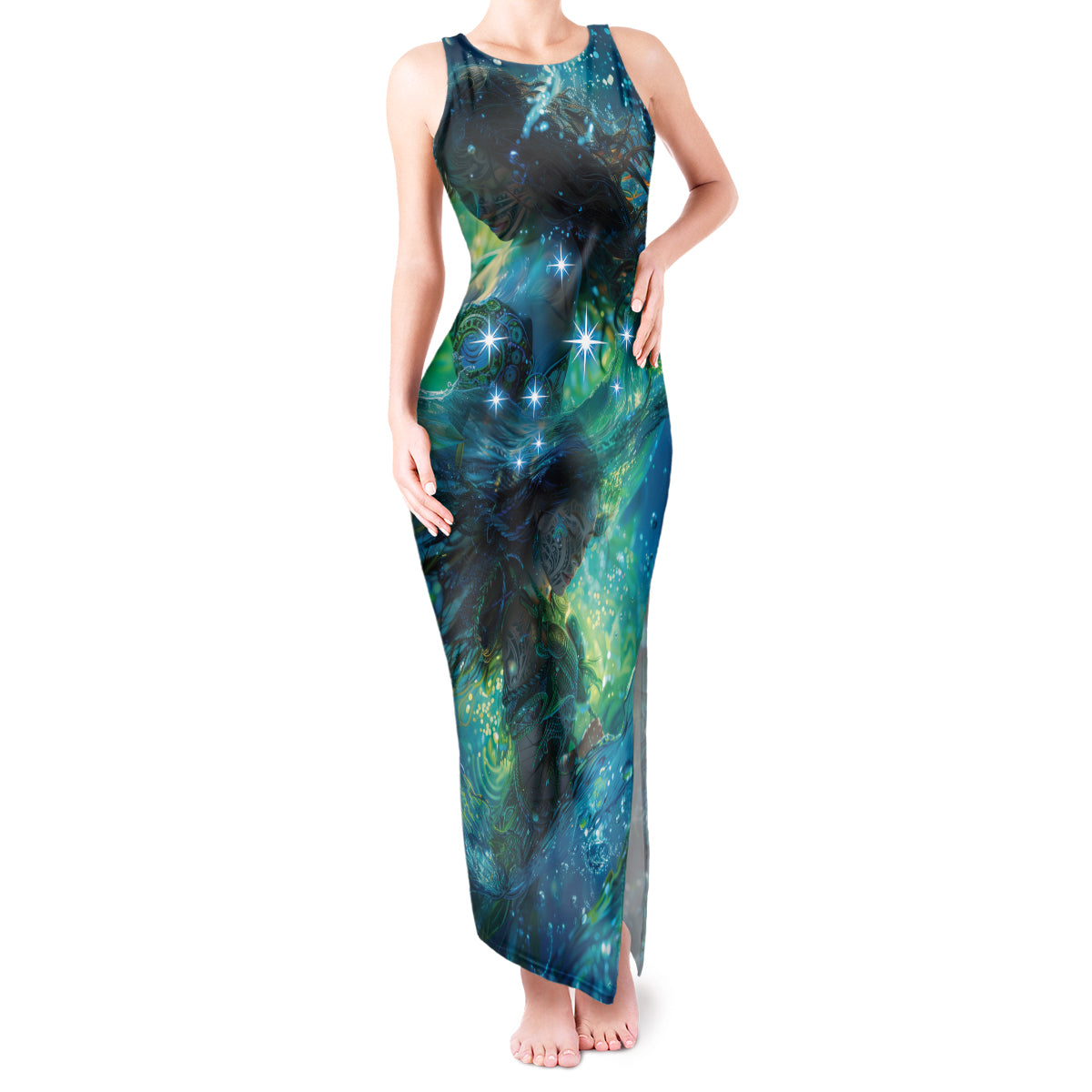 New Zealand Matariki Waiti Tank Maxi Dress The Beginnings Of Life