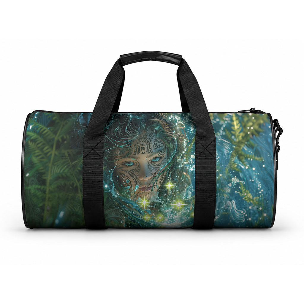 New Zealand Matariki Waiti Duffle Bag Waimāori and The Origin Of Life LT9 One size Black - Polynesian Pride