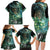 New Zealand Matariki Waiti Family Matching Long Sleeve Bodycon Dress and Hawaiian Shirt Waimāori and The Origin Of Life