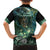 New Zealand Matariki Waiti Family Matching Off Shoulder Short Dress and Hawaiian Shirt Waimāori and The Origin Of Life