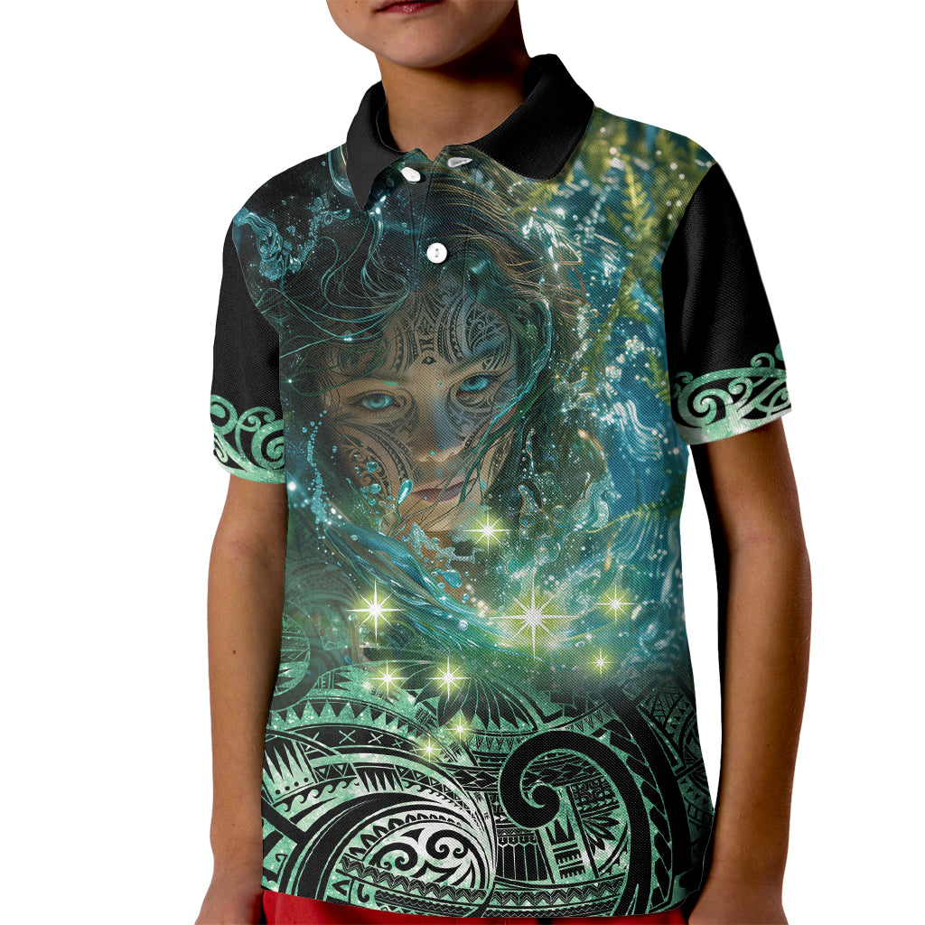 New Zealand Matariki Waiti Kid Polo Shirt Waimāori and The Origin Of Life