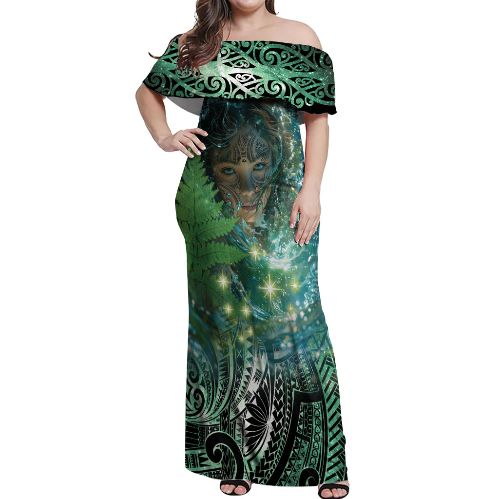 New Zealand Matariki Waiti Off Shoulder Maxi Dress Waimāori and The Origin Of Life