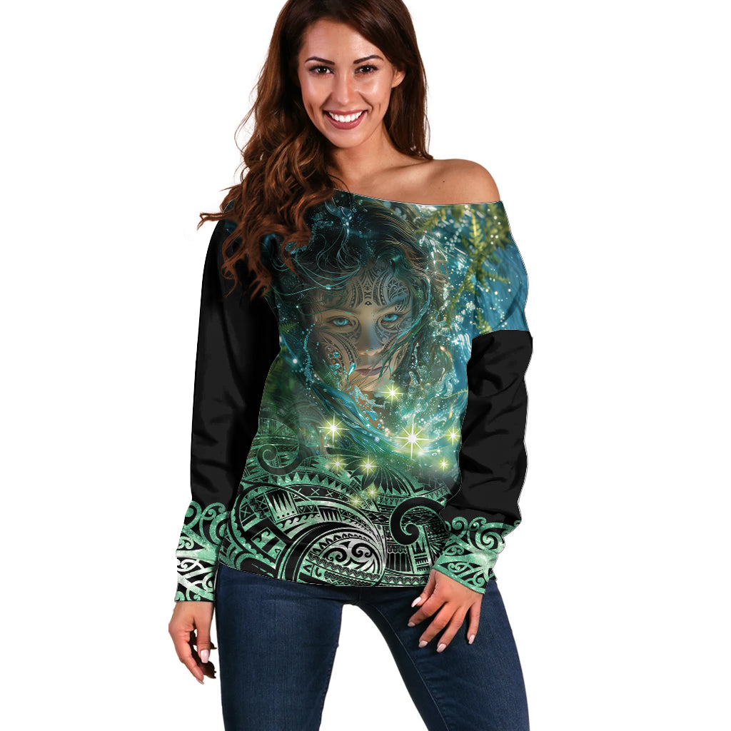 New Zealand Matariki Waiti Off Shoulder Sweater Waimāori and The Origin Of Life