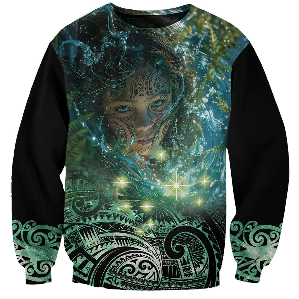 New Zealand Matariki Waiti Sweatshirt Waimāori and The Origin Of Life