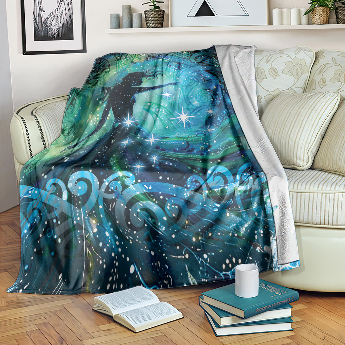 New Zealand Matariki Hiwa-i-te-rangi Blanket Titiro ki nga Whetu Wishing Star