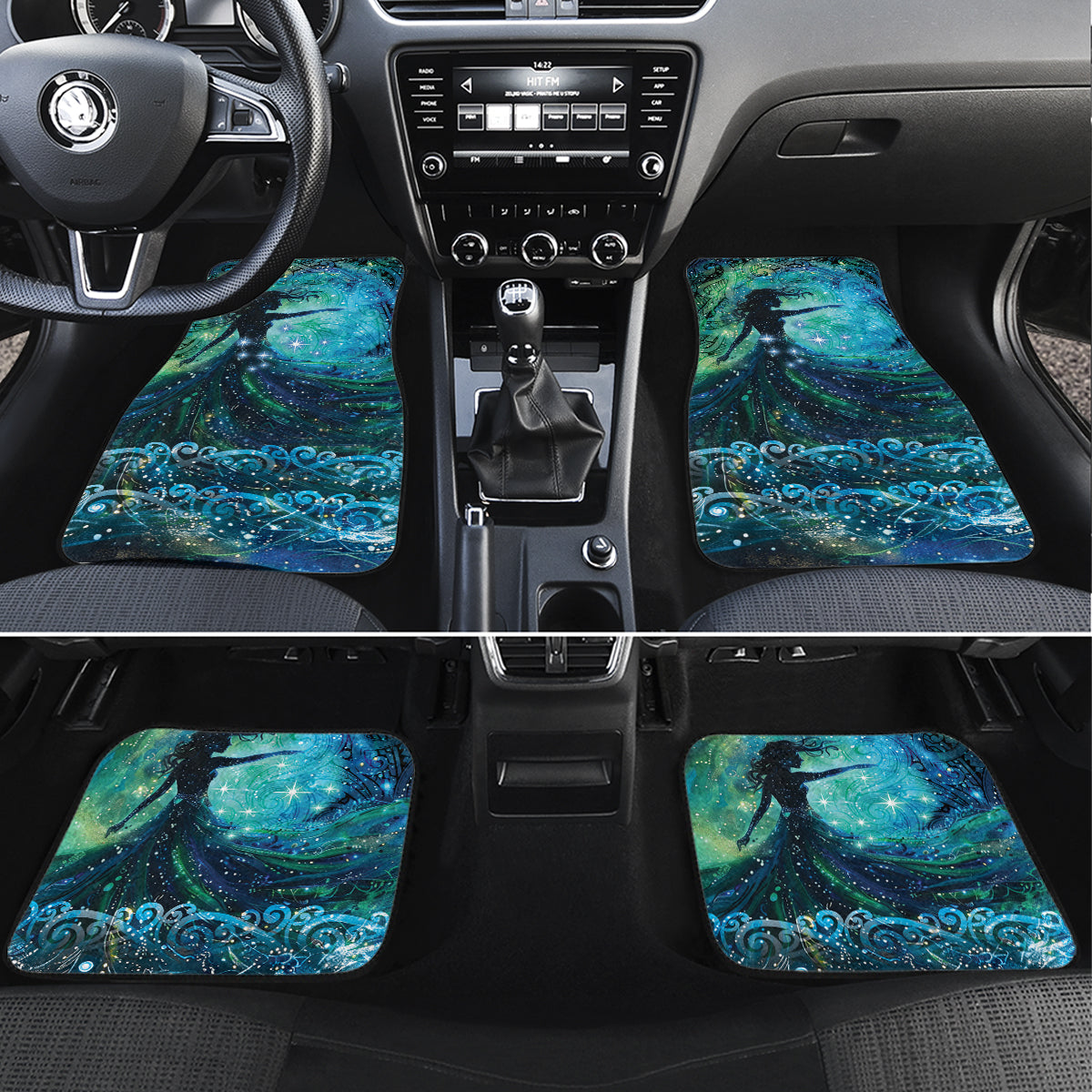 New Zealand Matariki Hiwa-i-te-rangi Car Mats Titiro ki nga Whetu Wishing Star