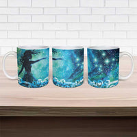 New Zealand Matariki Hiwa-i-te-rangi Ceramic Mug Titiro ki nga Whetu Wishing Star - Polynesian Pride