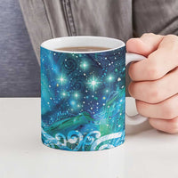 New Zealand Matariki Hiwa-i-te-rangi Ceramic Mug Titiro ki nga Whetu Wishing Star - Polynesian Pride