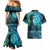 New Zealand Matariki Hiwa-i-te-rangi Couples Matching Mermaid Dress and Hawaiian Shirt Titiro ki nga Whetu Wishing Star