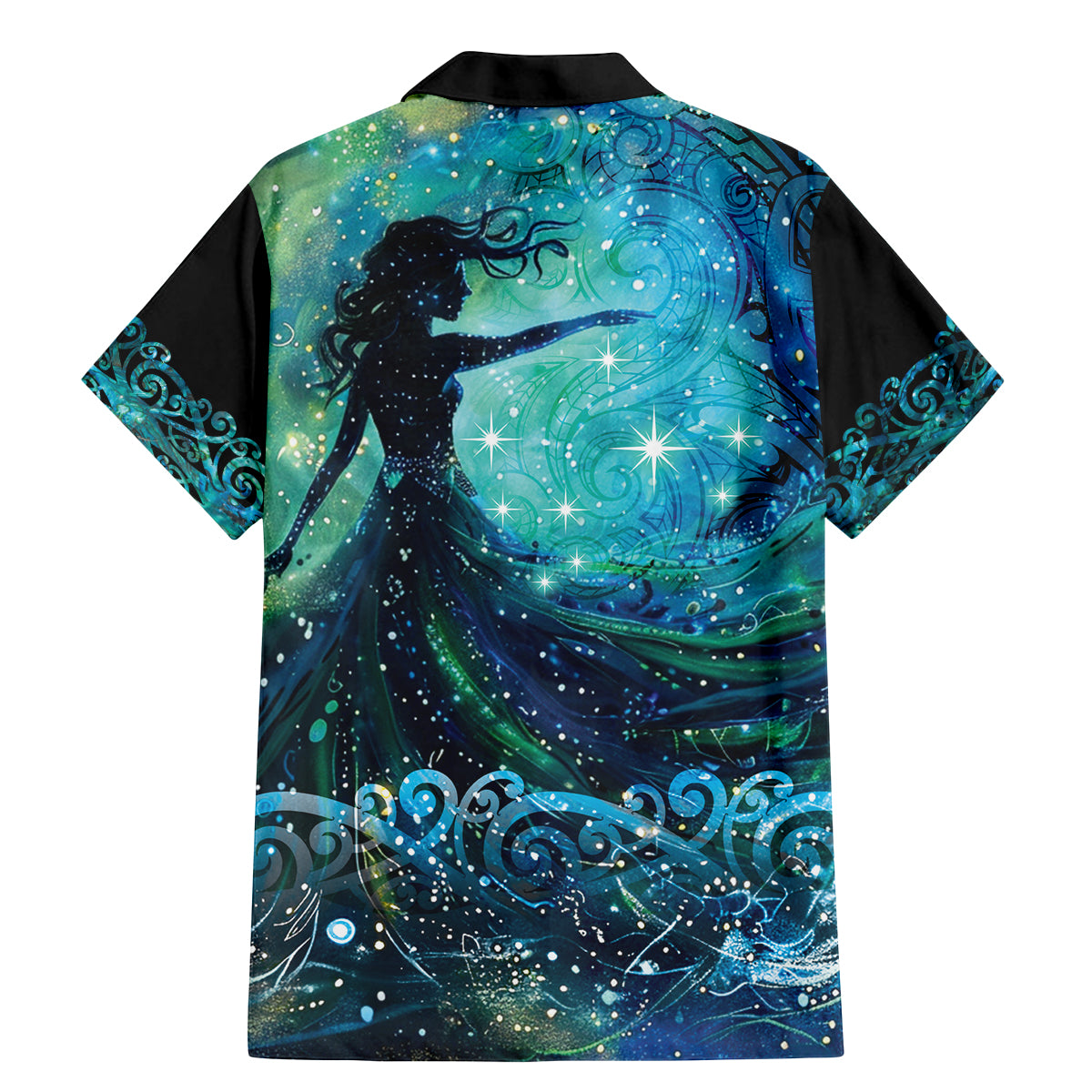 New Zealand Matariki Hiwa-i-te-rangi Family Matching Mermaid Dress and Hawaiian Shirt Titiro ki nga Whetu Wishing Star