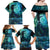 New Zealand Matariki Hiwa-i-te-rangi Family Matching Off Shoulder Maxi Dress and Hawaiian Shirt Titiro ki nga Whetu Wishing Star