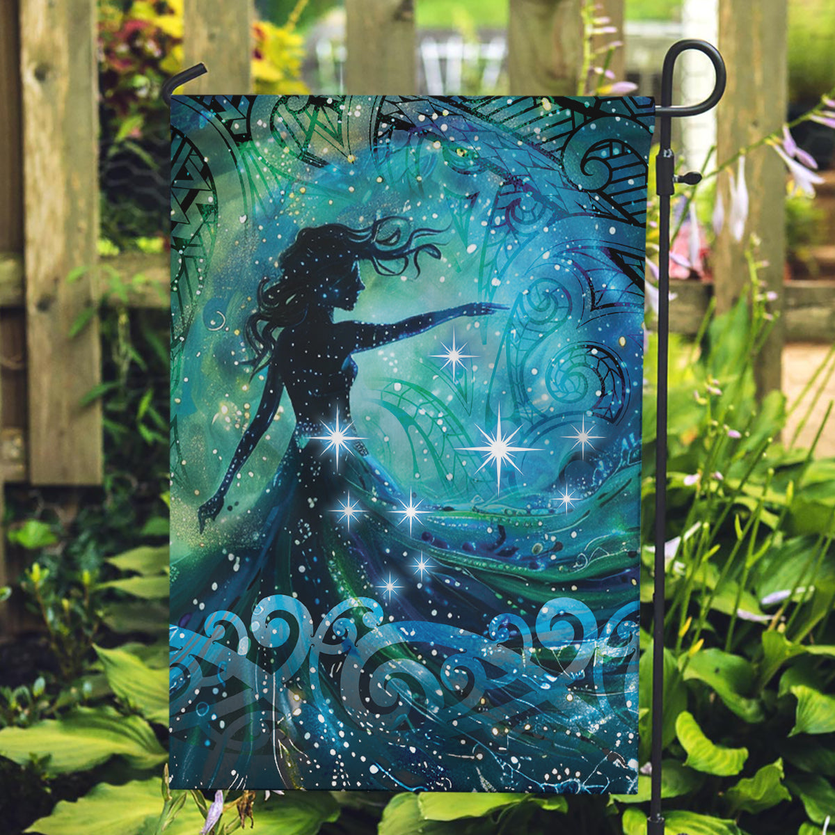 New Zealand Matariki Hiwa-i-te-rangi Garden Flag Titiro ki nga Whetu Wishing Star