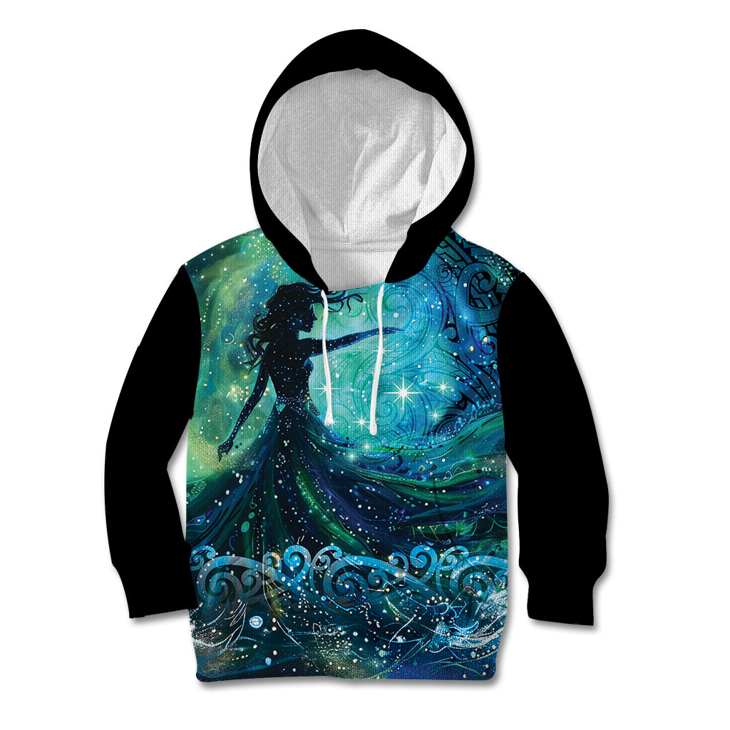 New Zealand Matariki Hiwa-i-te-rangi Kid Hoodie Titiro ki nga Whetu Wishing Star